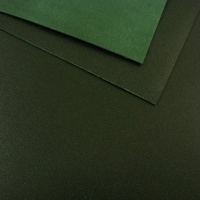 HALF PRICE 1.2 - 1.4mm Dark Green Calf Leather A4